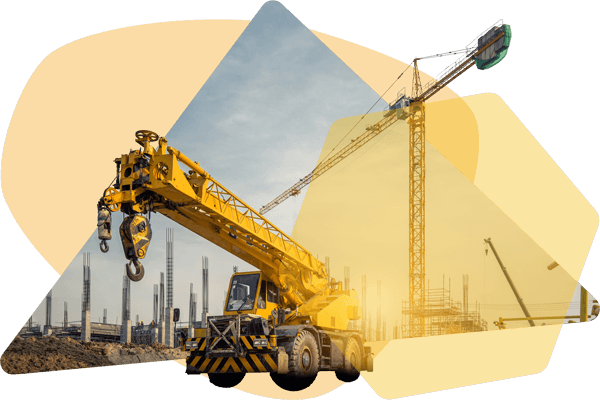 Coordinating equipment, safety logs, and project files with construction document management software on a large-scale commercial site