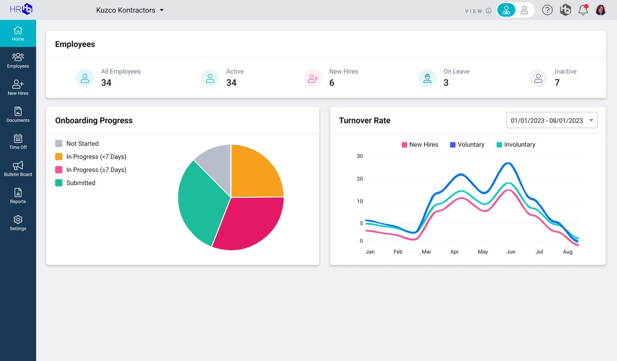 facial recognition on mobile time tracking app